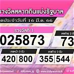 เช็คหวย 16 มีนาคม 2566
